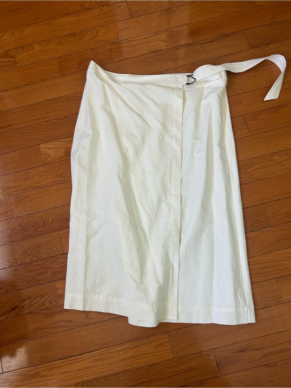H&M Cream Midi Wrap Skirt